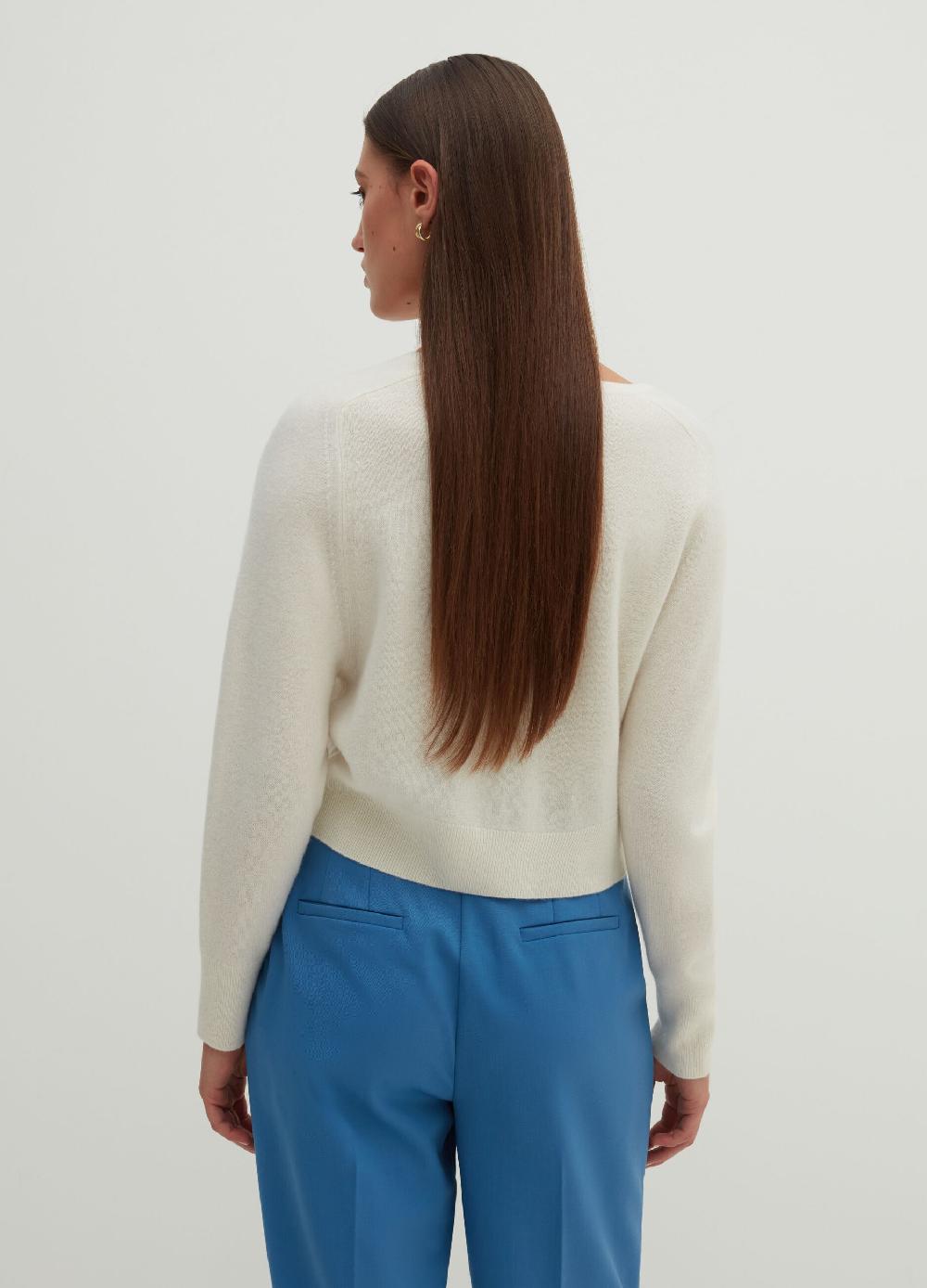 Stefanel Cardigan in cashmere con scollo a V Offerta migliore