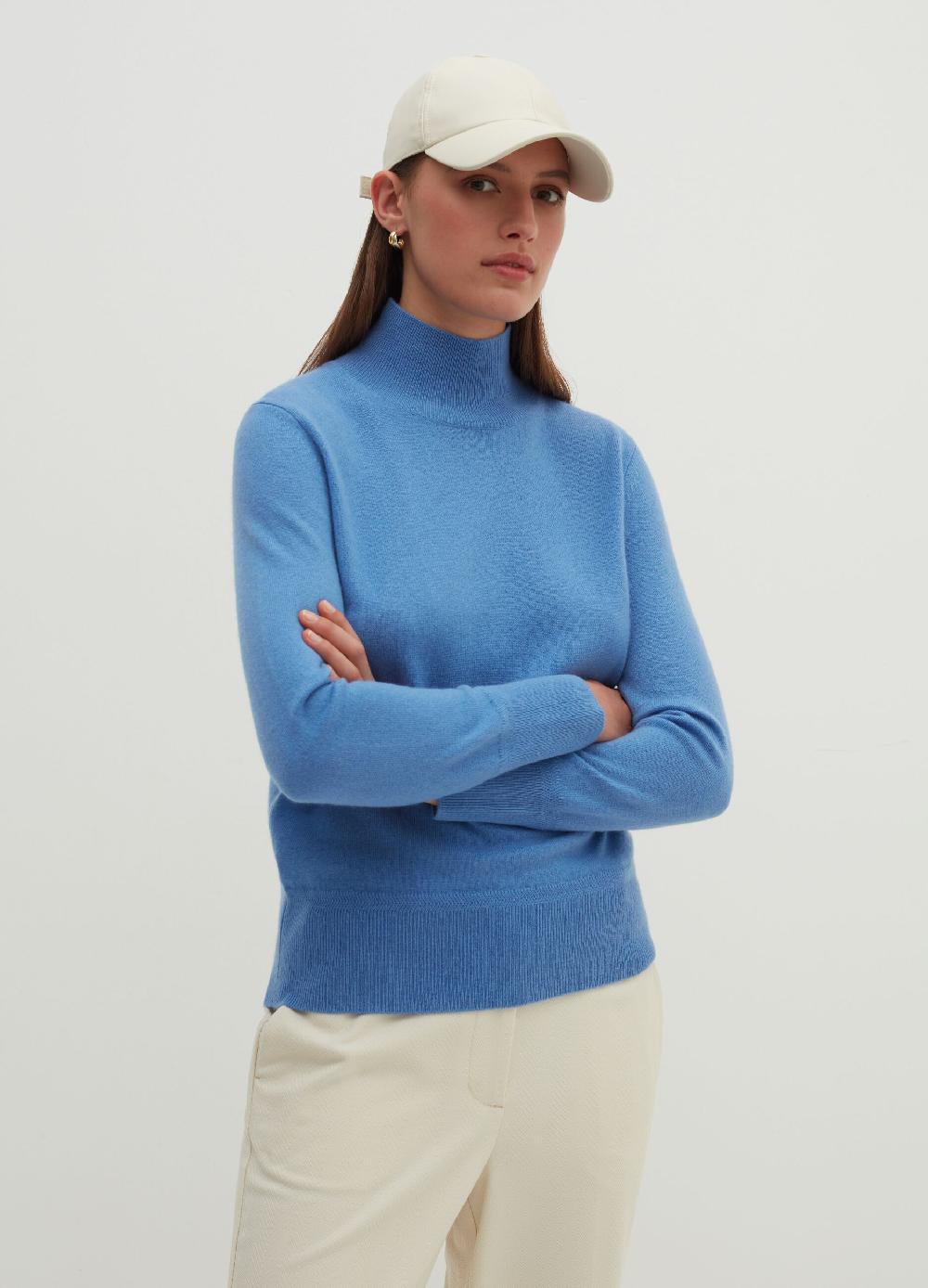 Stefanel Pullover in cashmere a collo alto Latest fashion