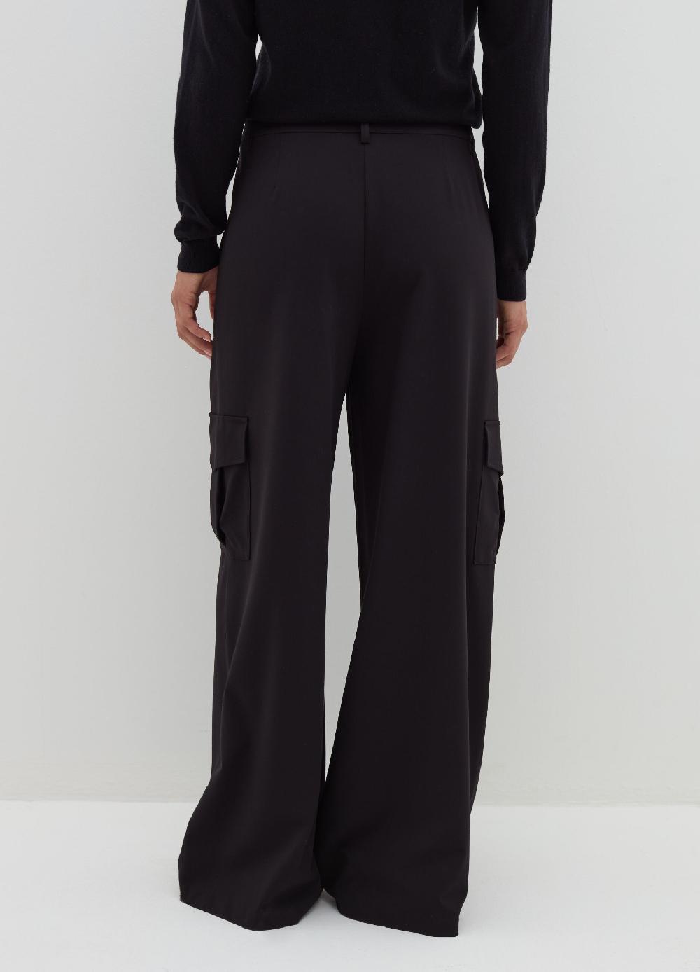 Stefanel Pantalone cargo in poly viscosa stretch Grandi sconti