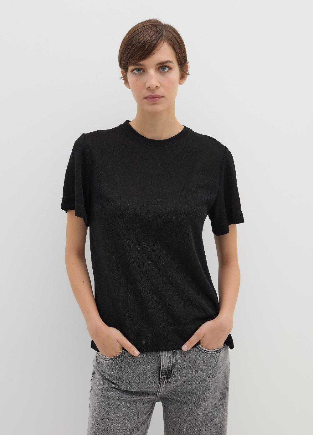 Stefanel T-shirt in lurex con spacchetti Offerte stagionali