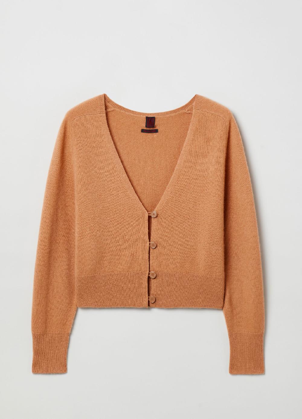 Stefanel Cardigan in cashmere con scollo a V Offerte speciali