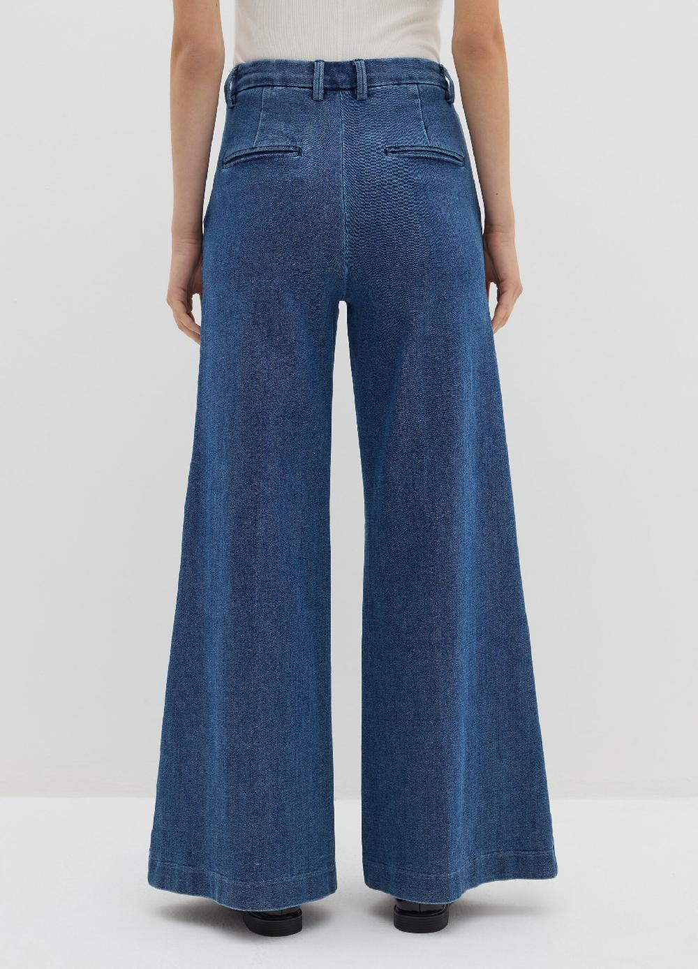 Stefanel Jeans a gamba larga rinsed Prezzo basso