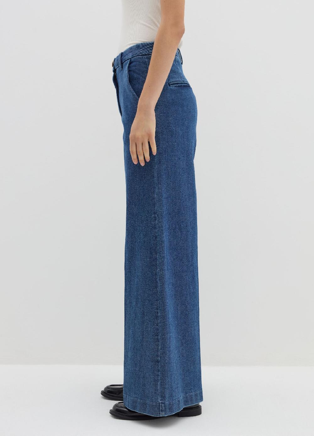 Stefanel Jeans a gamba larga rinsed Prezzo basso