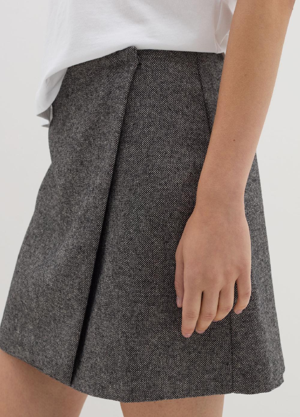 Stefanel Minigonna a portafoglio in tweed Super Saving Price