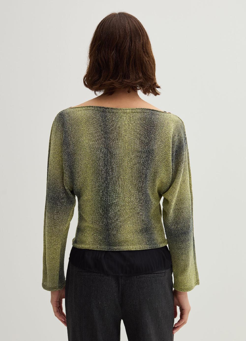 Stefanel Maglia space dyed con scollo a barca Latest stili