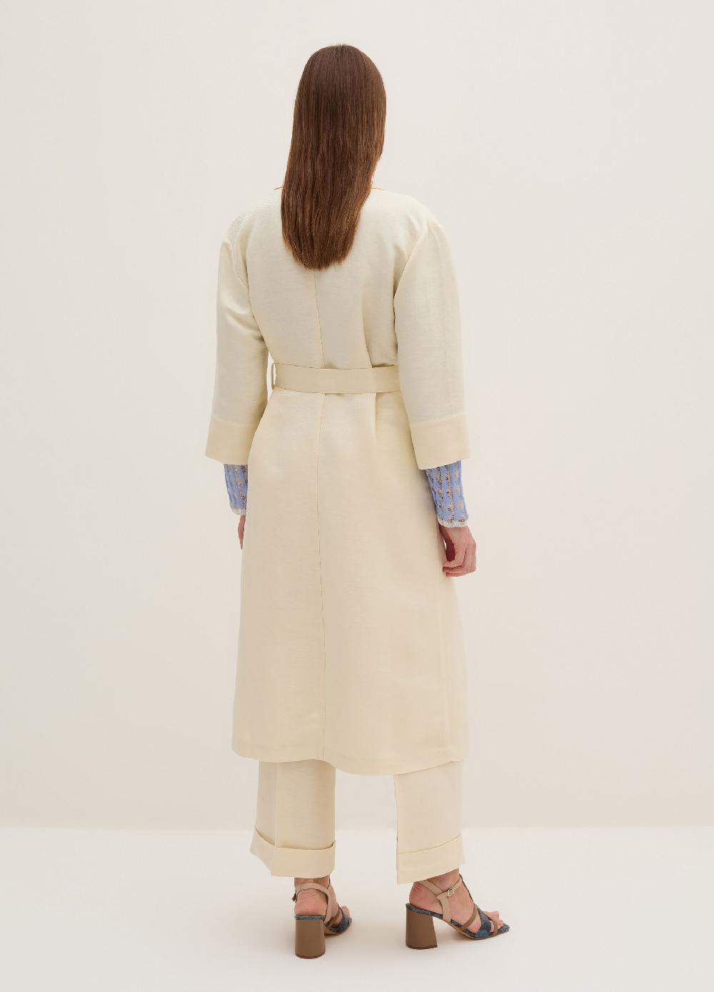 Stefanel Trench lungo con cintura Fino al 65% di sconto