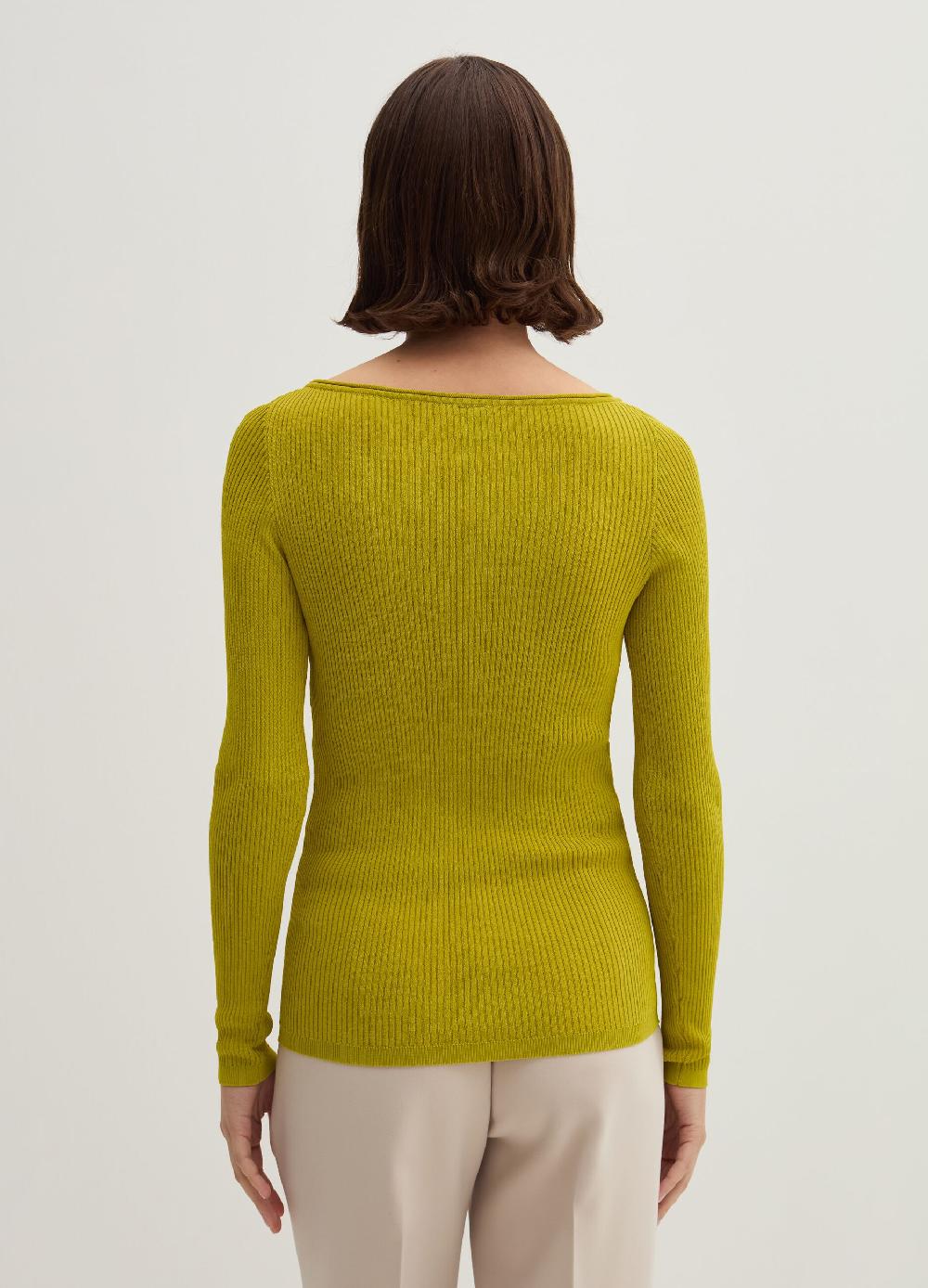 Stefanel Maglia a costine con dettaglio traforato Fino al 55% di sconto