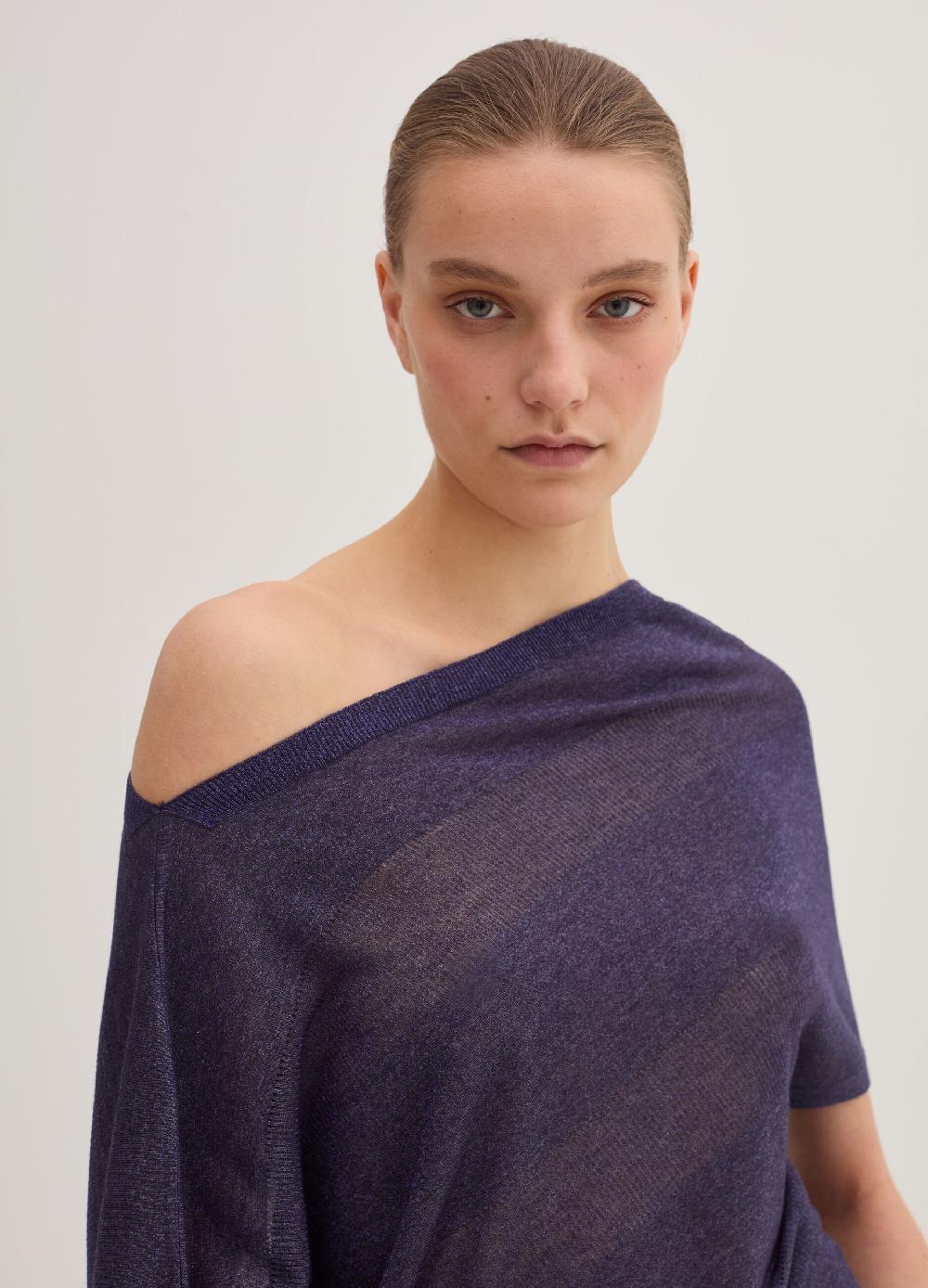 Stefanel Maglia a costine in lurex Esporta salva
