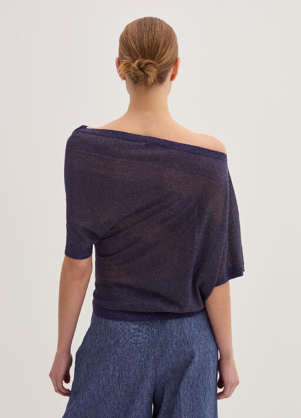 Stefanel Maglia a costine in lurex Esporta salva