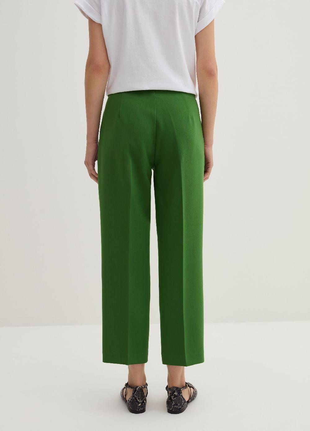 Stefanel Pantalone a sigaretta crop in crêpe doppia 50% di sconto per tempo limitato