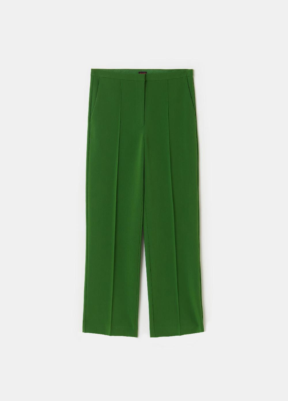 Stefanel Pantalone a sigaretta crop in crêpe doppia 50% di sconto per tempo limitato