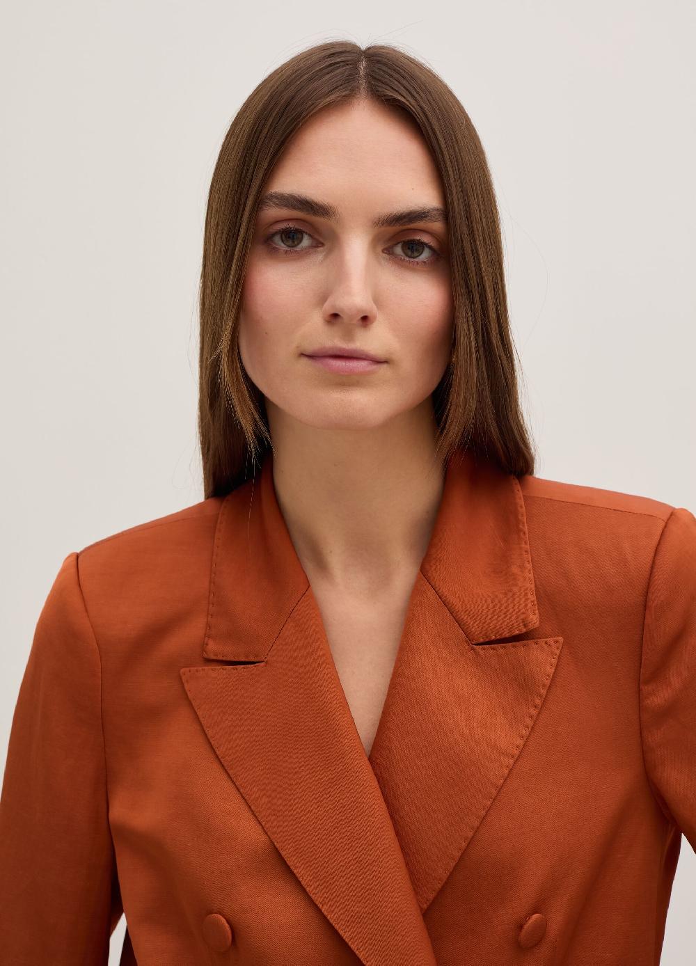 Stefanel Blazer doppiopetto in satin 2025
