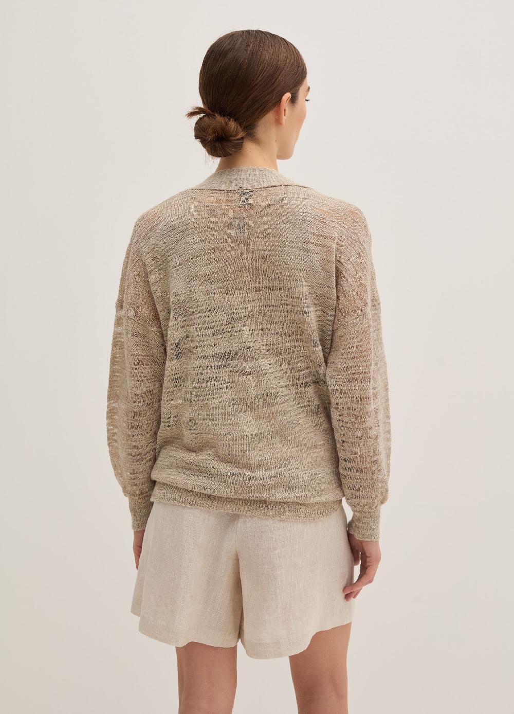 Stefanel Cardigan oversize in shantung Qualità