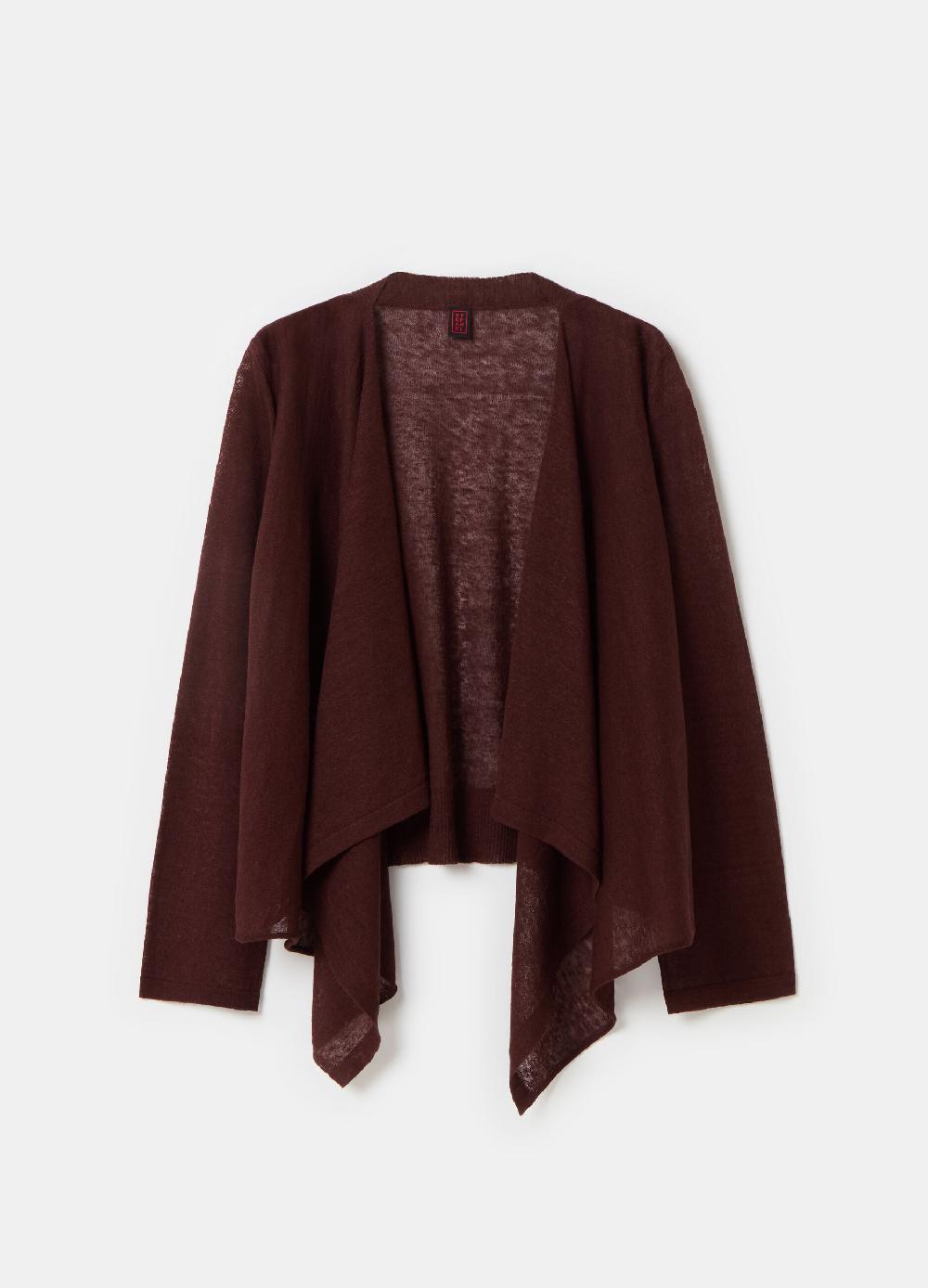 Stefanel Cardigan aperto in misto lino Spedizione Gratuita