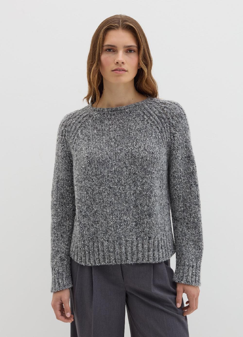 Stefanel Pullover in filato bottonato di misto seta Pezzi Unici