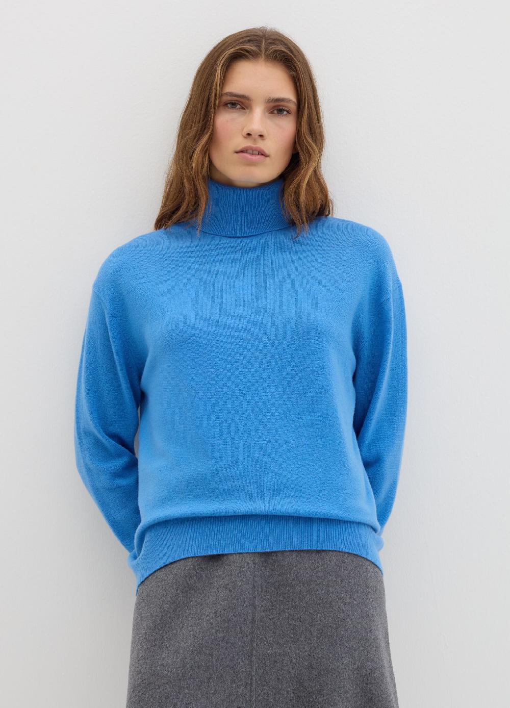 Stefanel Pullover in lana cardata a collo alto Soddisfazione Garantita