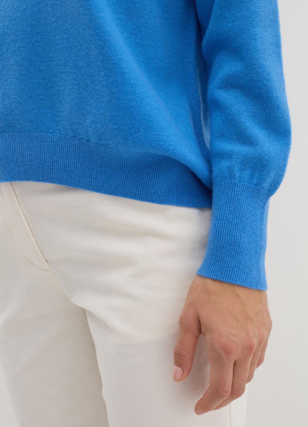 Stefanel Pullover girocollo in lana cardata Consegna Veloce