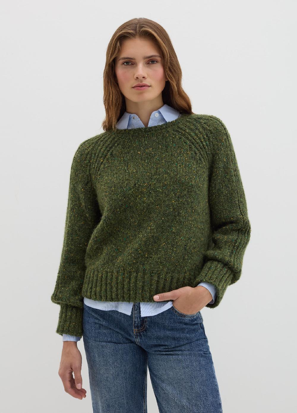 Stefanel Pullover in filato bottonato di misto seta Shopping Online