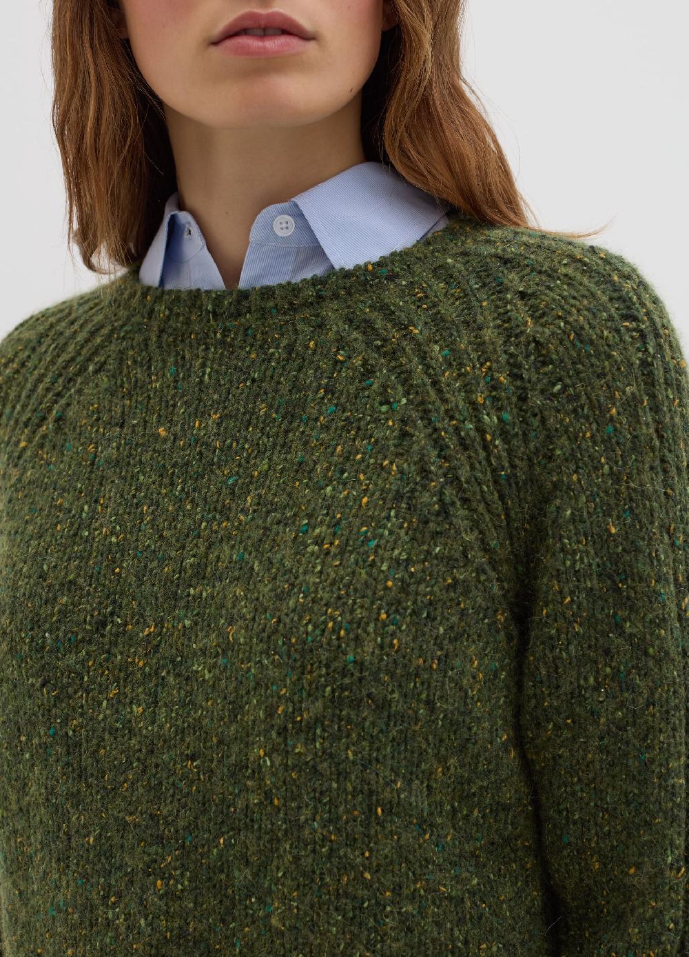 Stefanel Pullover in filato bottonato di misto seta Shopping Online