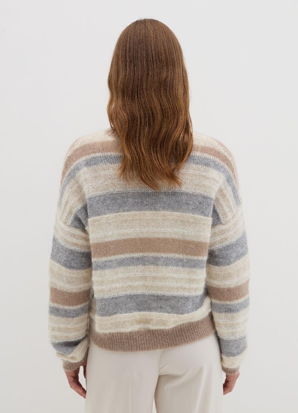 Stefanel Maglia rigata con micro paillettes Convenienza
