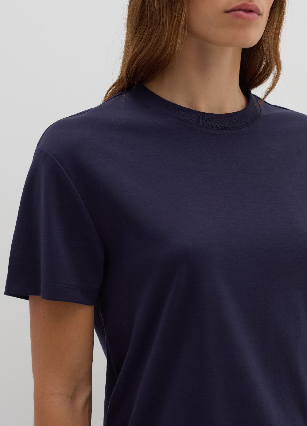 Stefanel T-shirt in jersey con scollo rotondo Economico