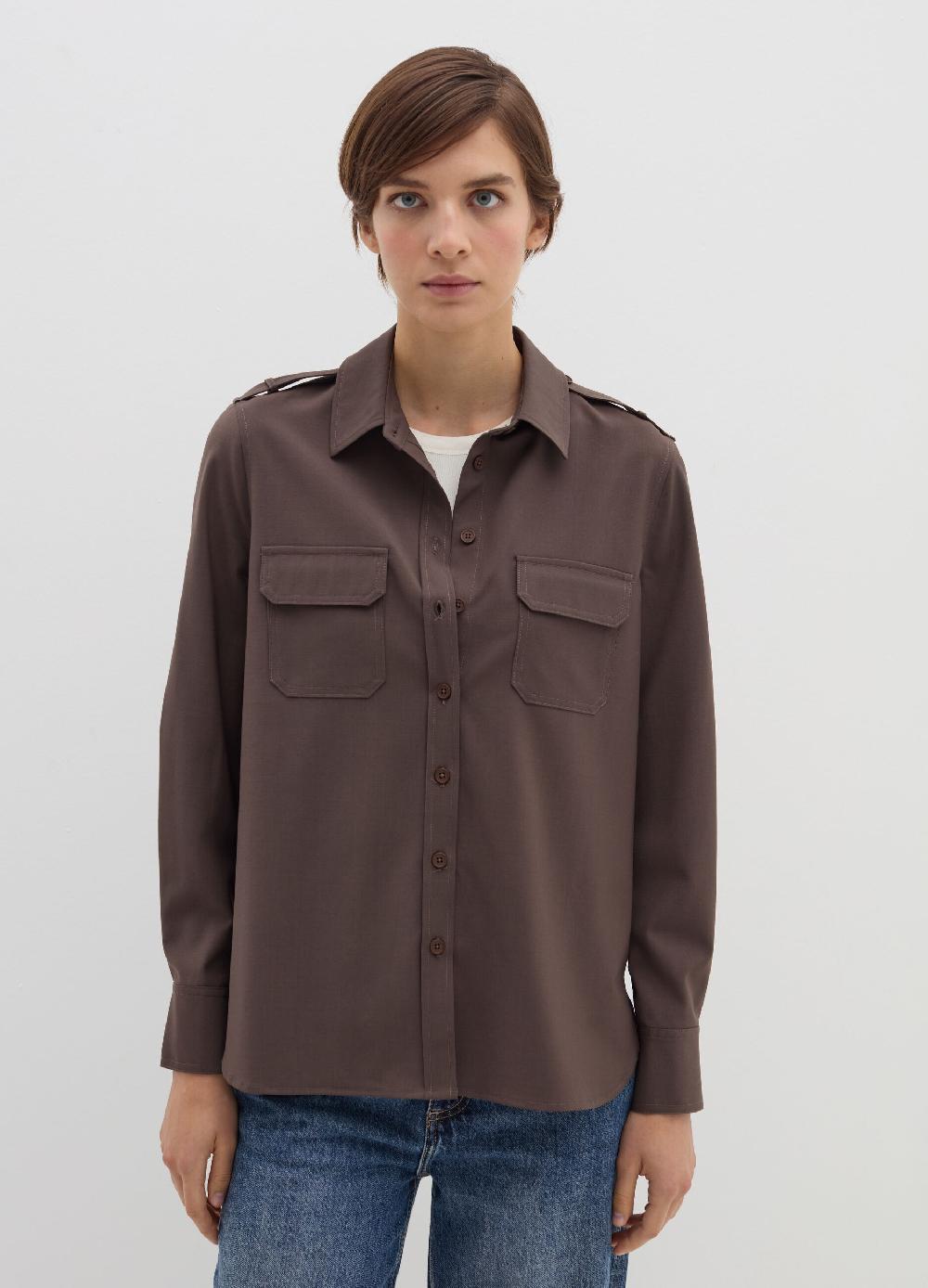 Stefanel Camicia utility con tasche In Vendita