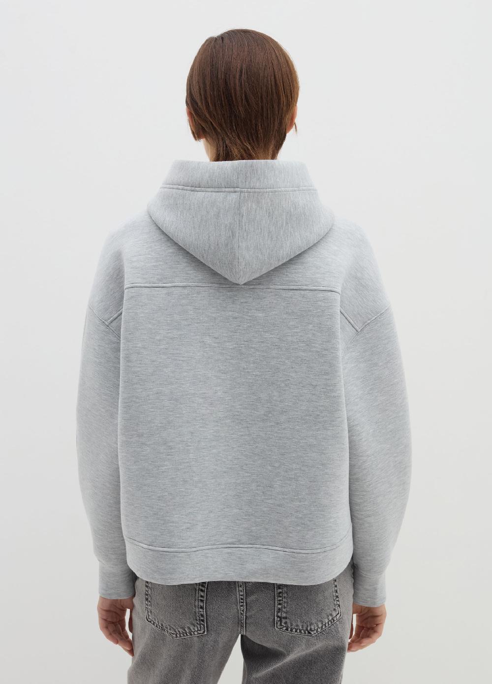 Stefanel Felpa over con cappuccio e zip Vendita Calda