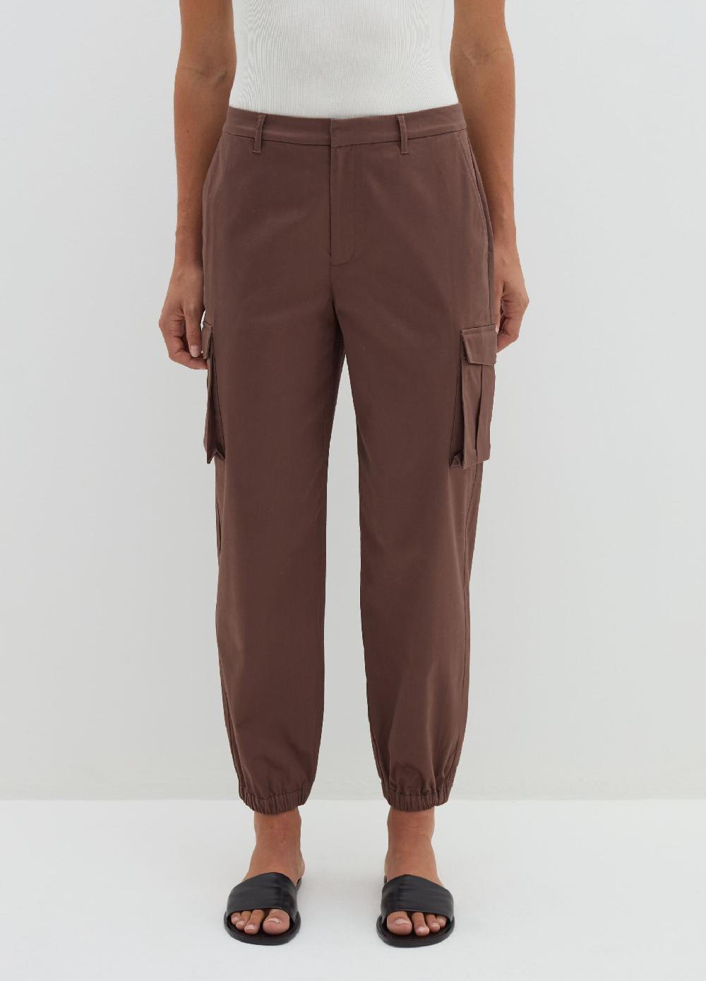 Stefanel Pantalone cargo in cotone satin I Più Venduti