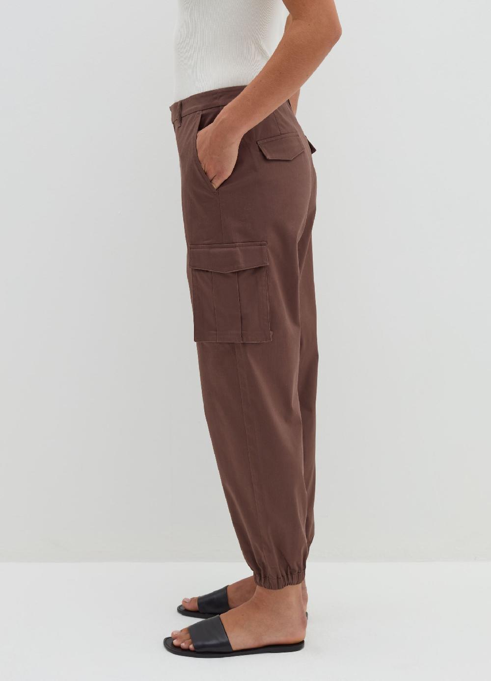 Stefanel Pantalone cargo in cotone satin I Più Venduti
