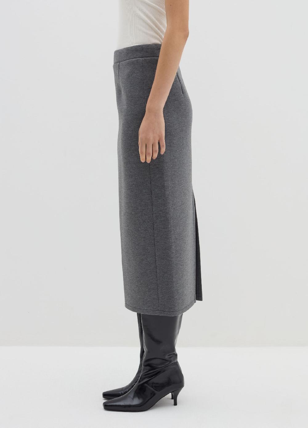 Stefanel Gonna midi a tubo in felpa Moda