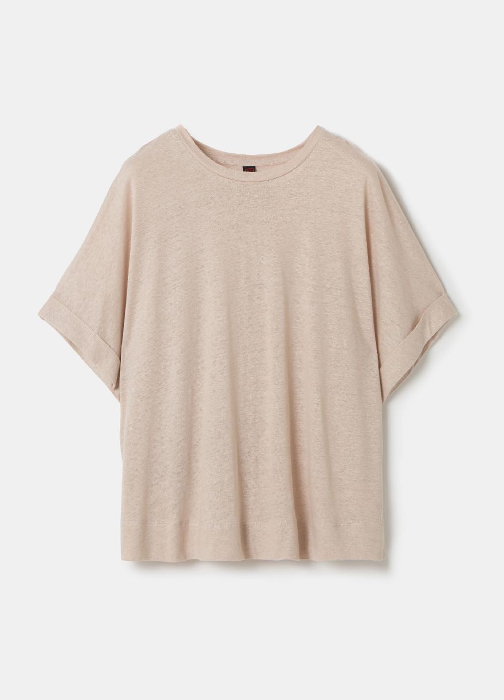 Stefanel Maglia in jersey di puro lino Sconto di tempo limitato