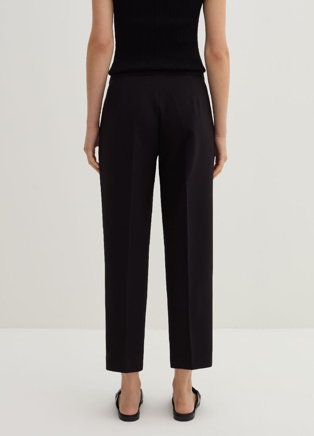 Stefanel Pantalone a sigaretta crop in crêpe doppia Flash Sale