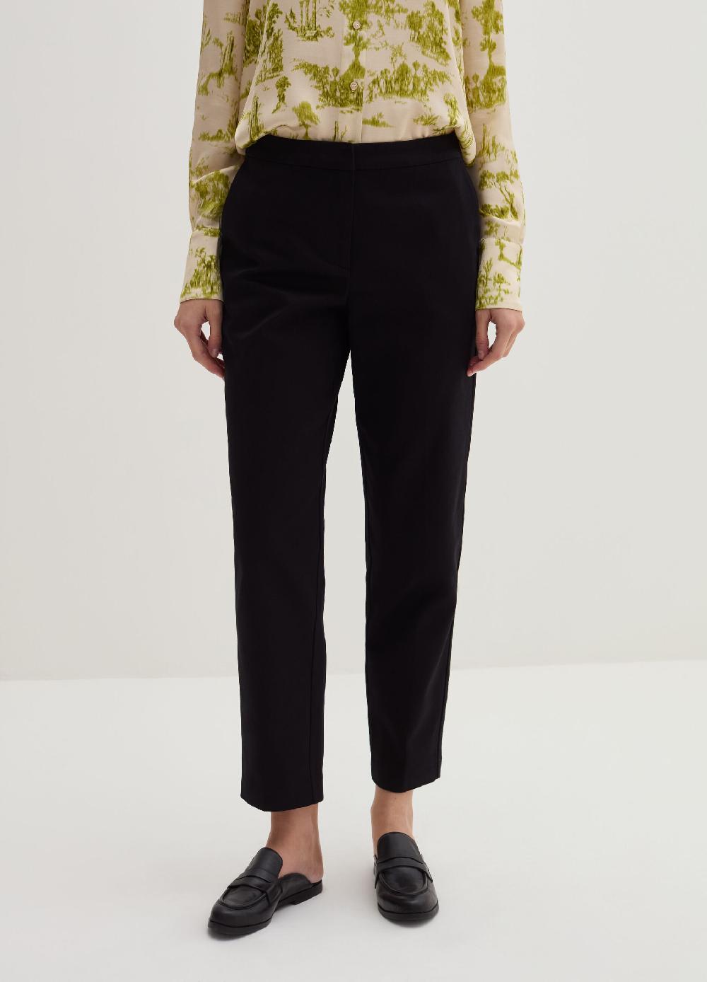 Stefanel Pantalone chino cropped in twill Offerta esclusiva