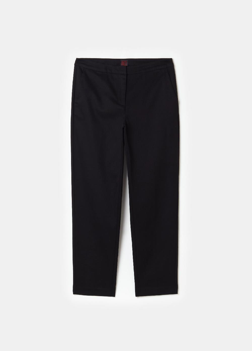 Stefanel Pantalone chino cropped in twill Offerta esclusiva