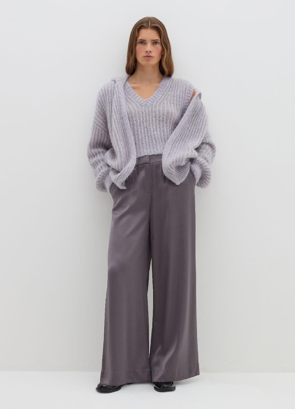 Stefanel Pantalone fluido pigiama in viscosa satin Black Friday