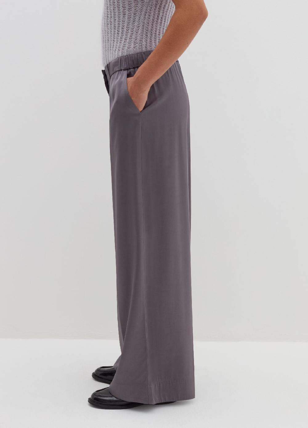 Stefanel Pantalone fluido pigiama in viscosa satin Black Friday