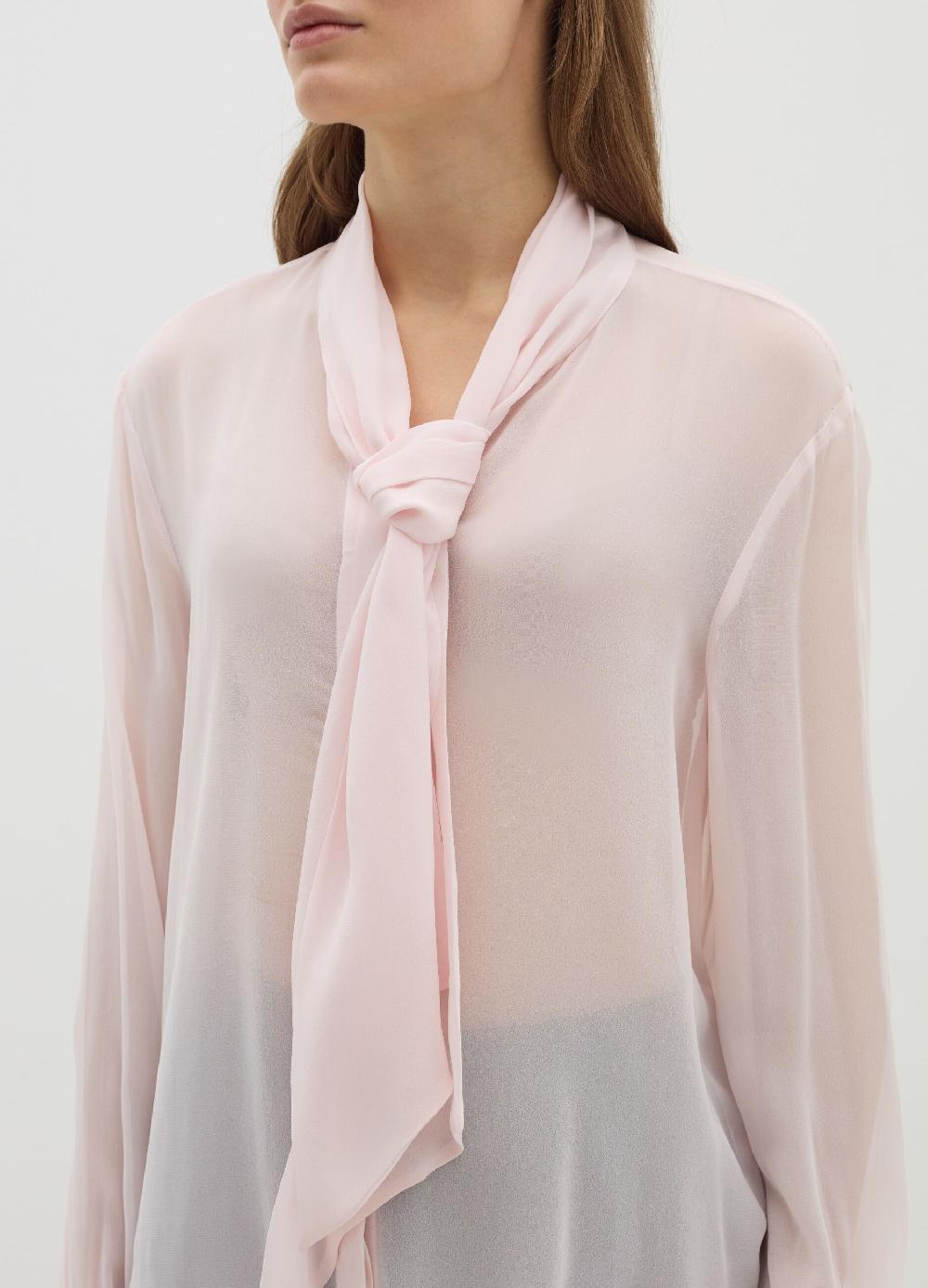 Stefanel Blusa in georgette con foulard Offerta per la Festa della Mamma