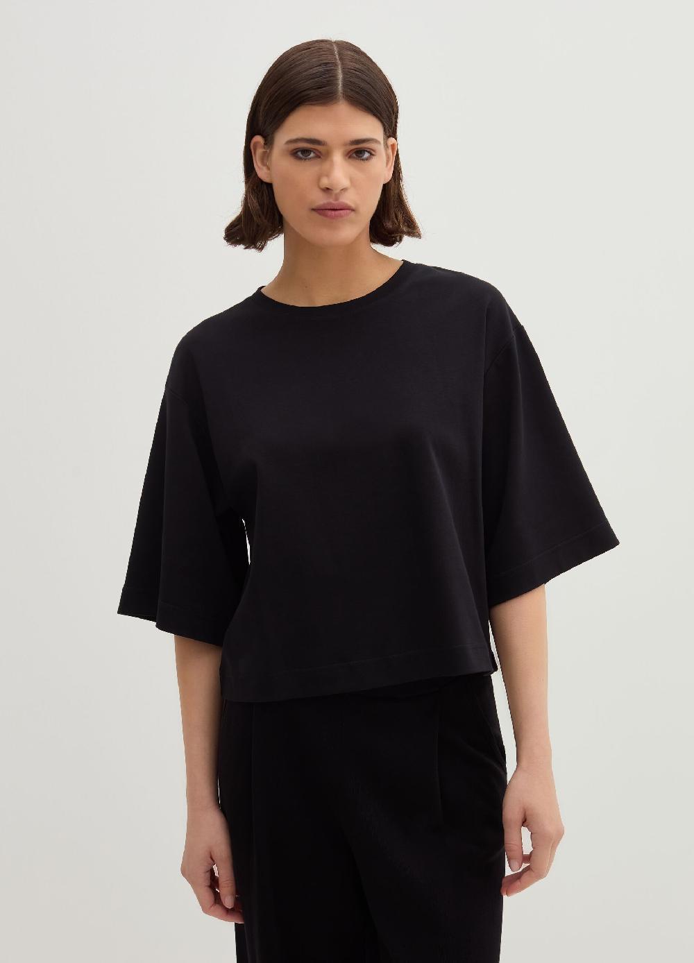 Stefanel T-shirt boxy fit in cotone Offerta Giorno del Papà