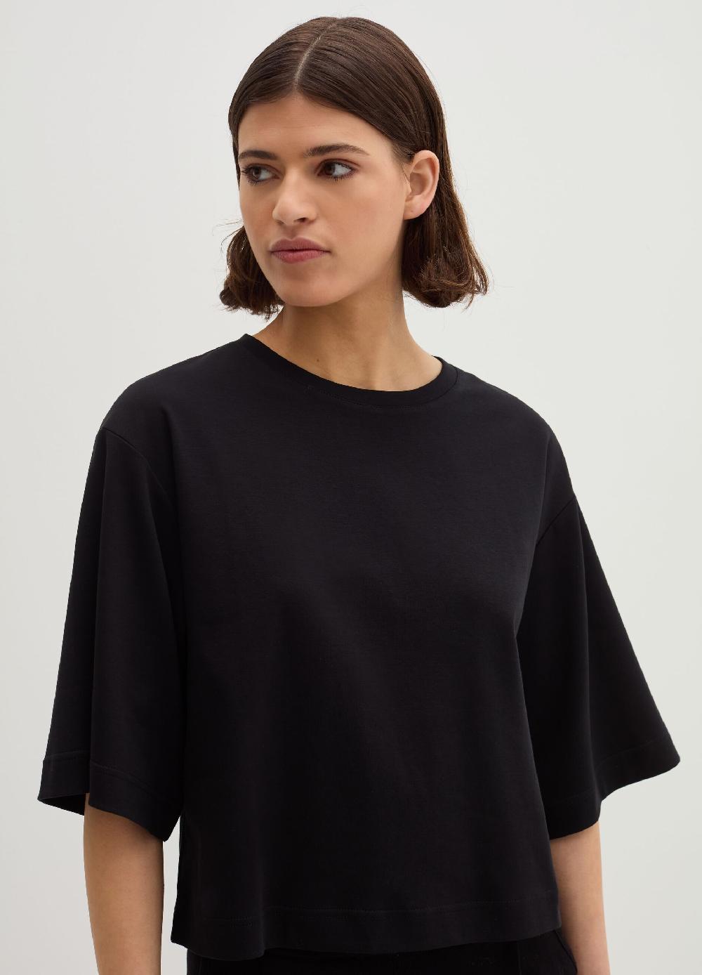 Stefanel T-shirt boxy fit in cotone Offerta Giorno del Papà
