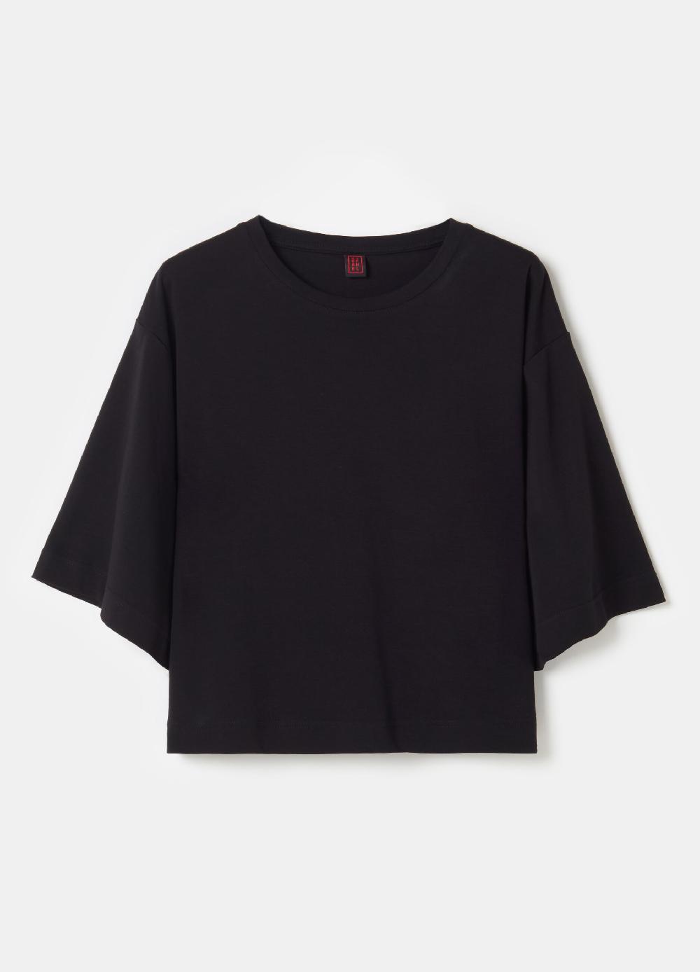 Stefanel T-shirt boxy fit in cotone Offerta Giorno del Papà