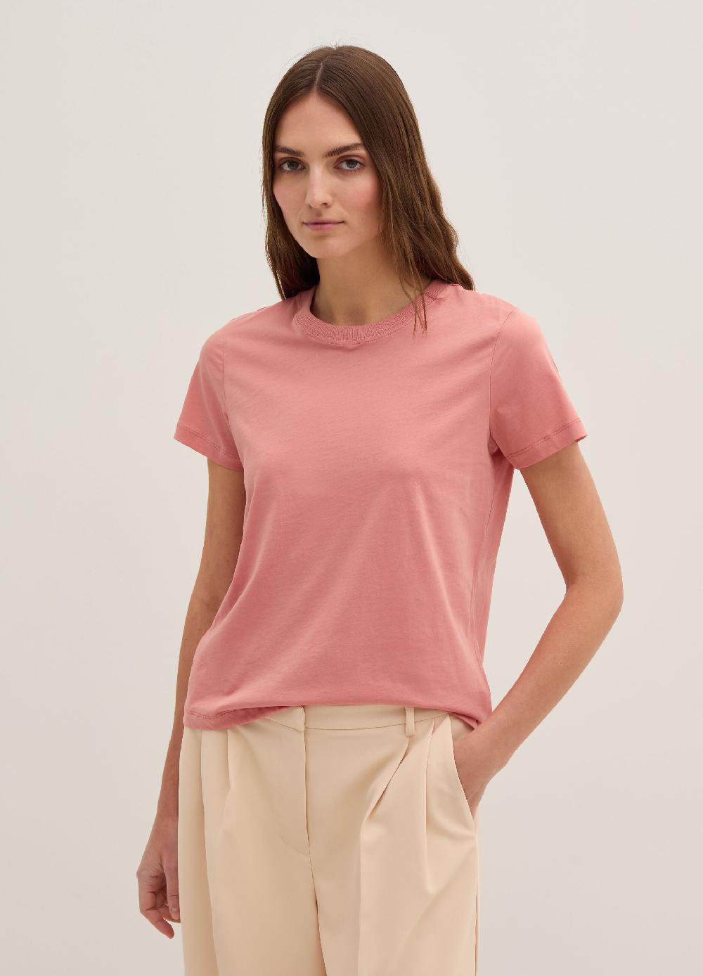 Stefanel T-shirt in jersey di cotone Supima Offerta San Valentino