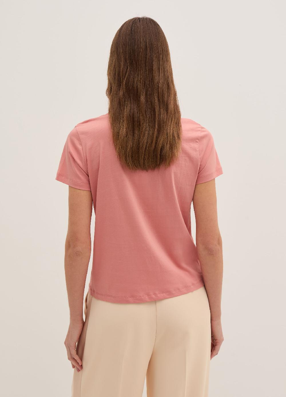 Stefanel T-shirt in jersey di cotone Supima Offerta San Valentino