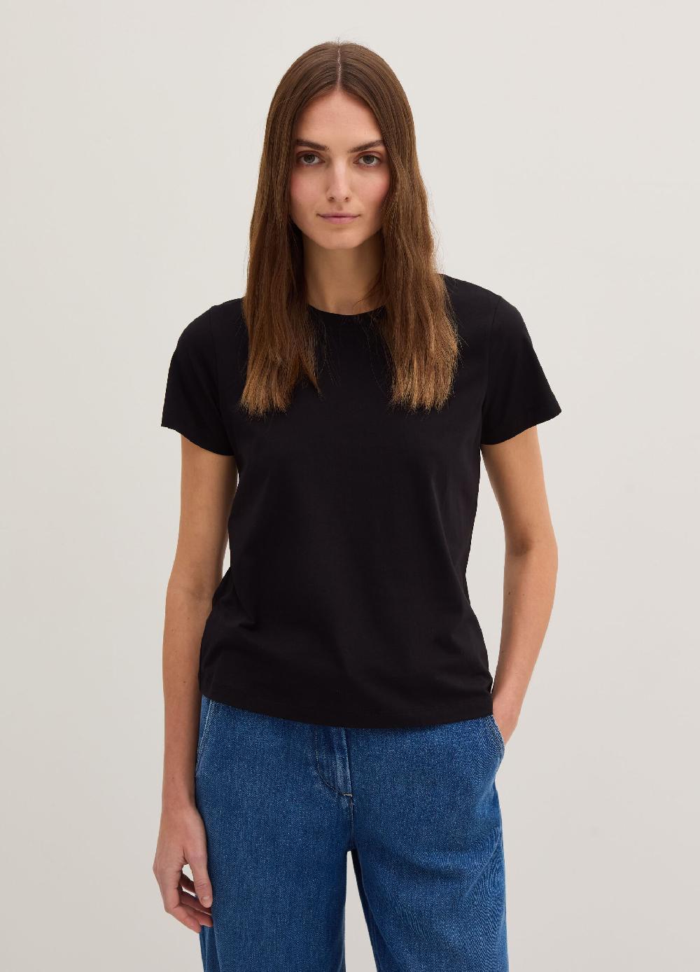 Stefanel T-shirt in jersey di cotone Supima Offerta Anniversario