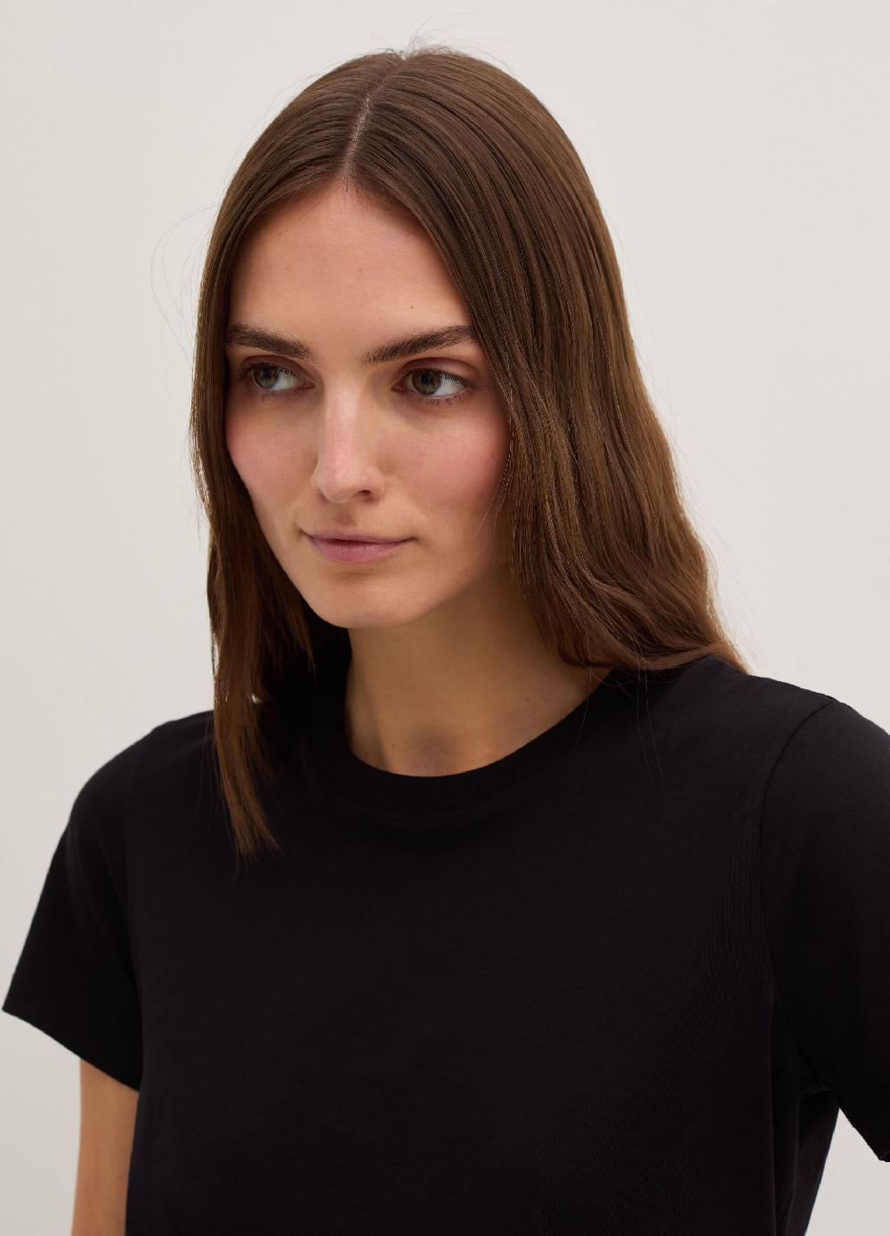 Stefanel T-shirt in jersey di cotone Supima Offerta Anniversario