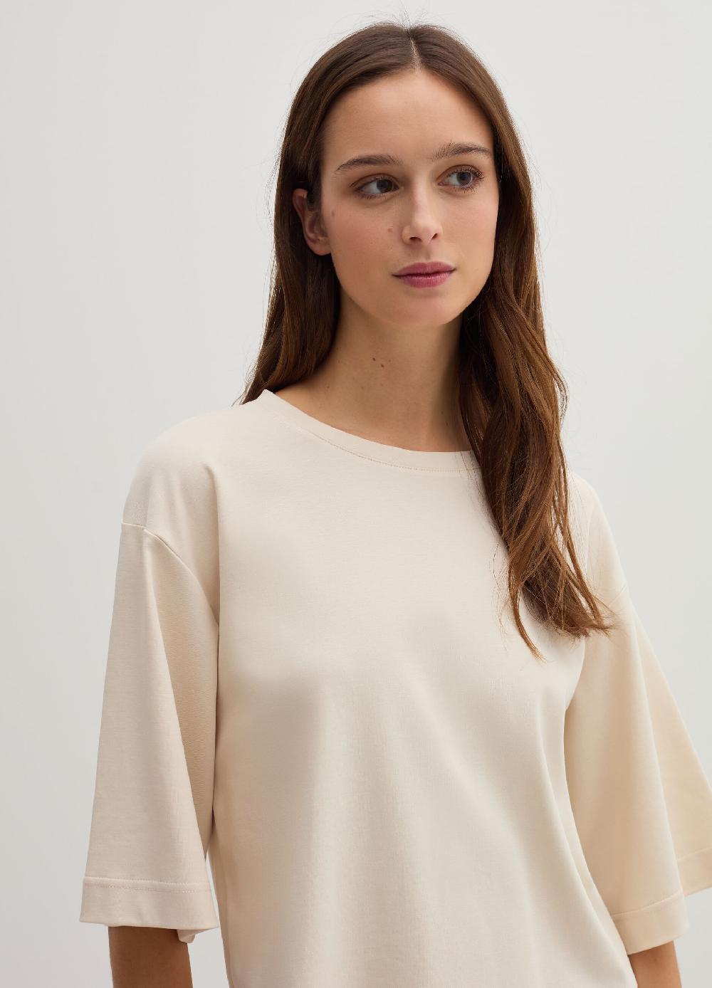 Stefanel T-shirt boxy fit in cotone Offerte esclusive