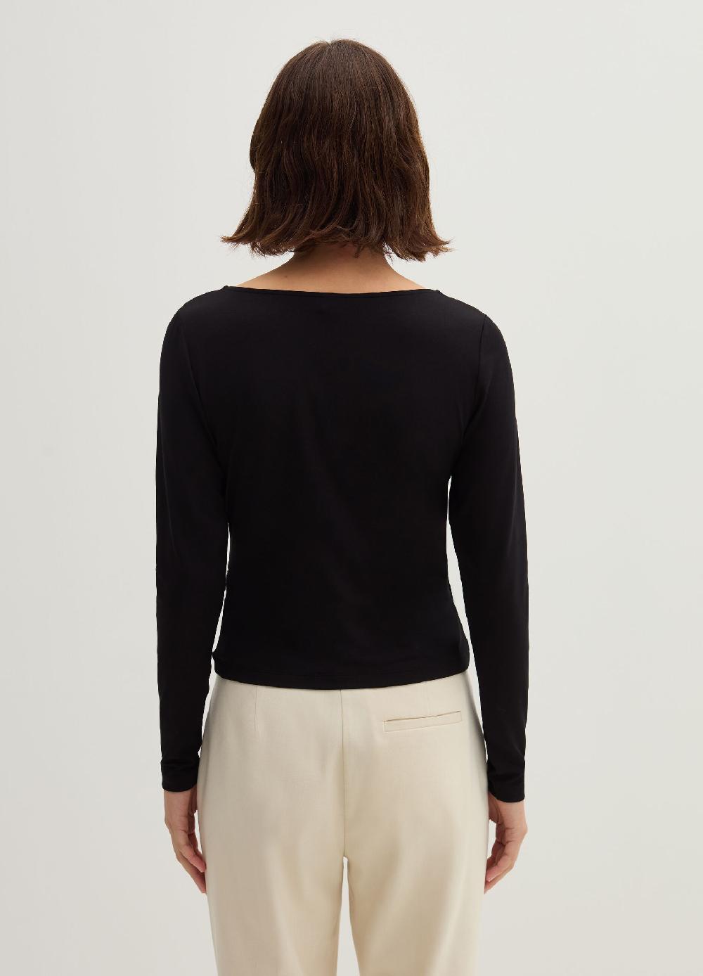 Stefanel T-shirt scollo a V con incrocio Lightning offer