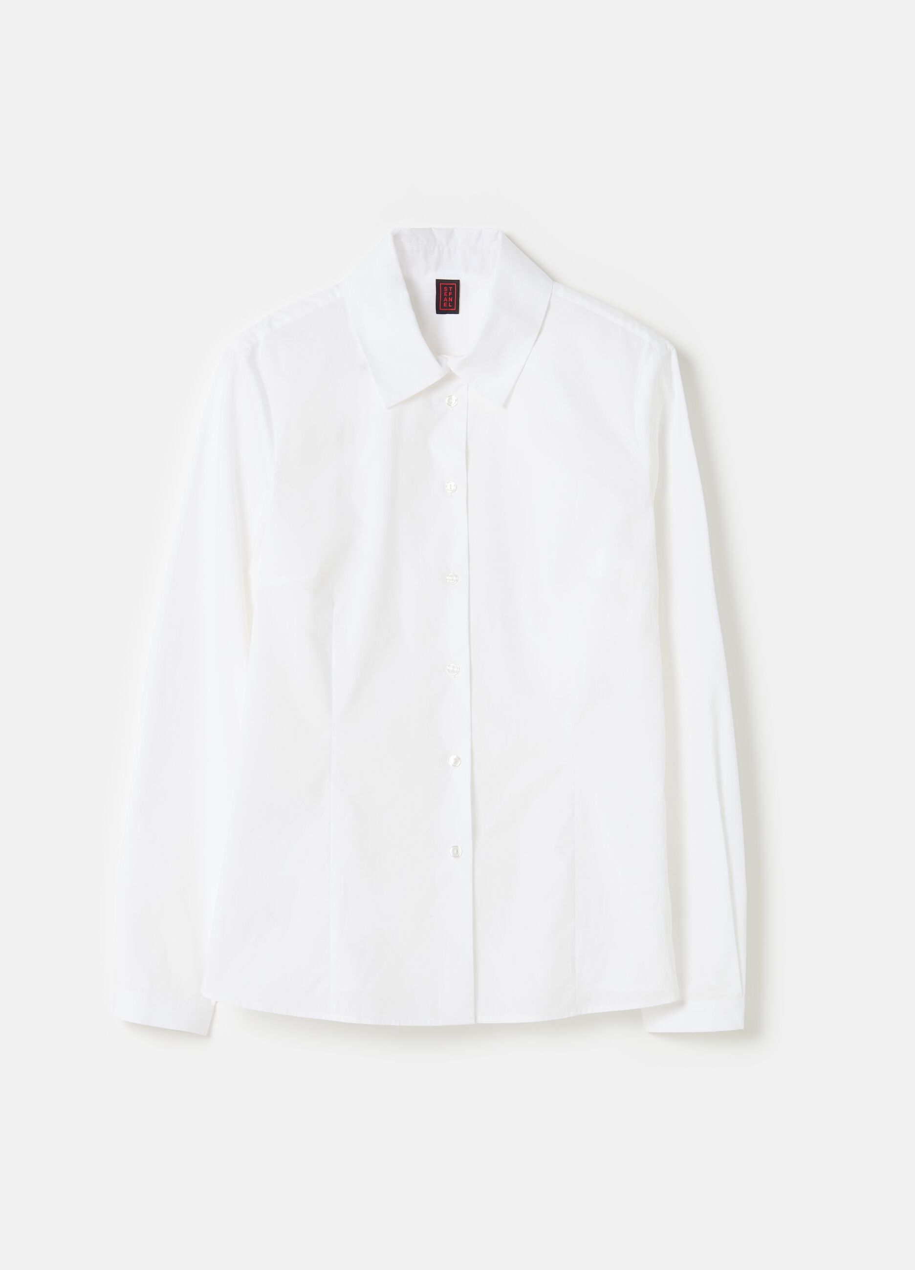 Stefanel Camicia slim fit in popeline Grandi sconti