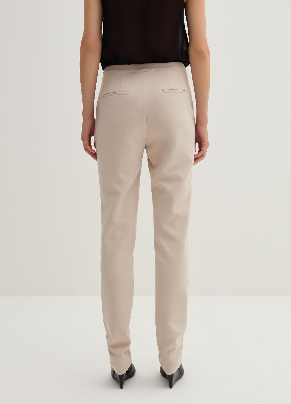 Stefanel Pantalone skinny fit in crêpe doppia Liquidazione