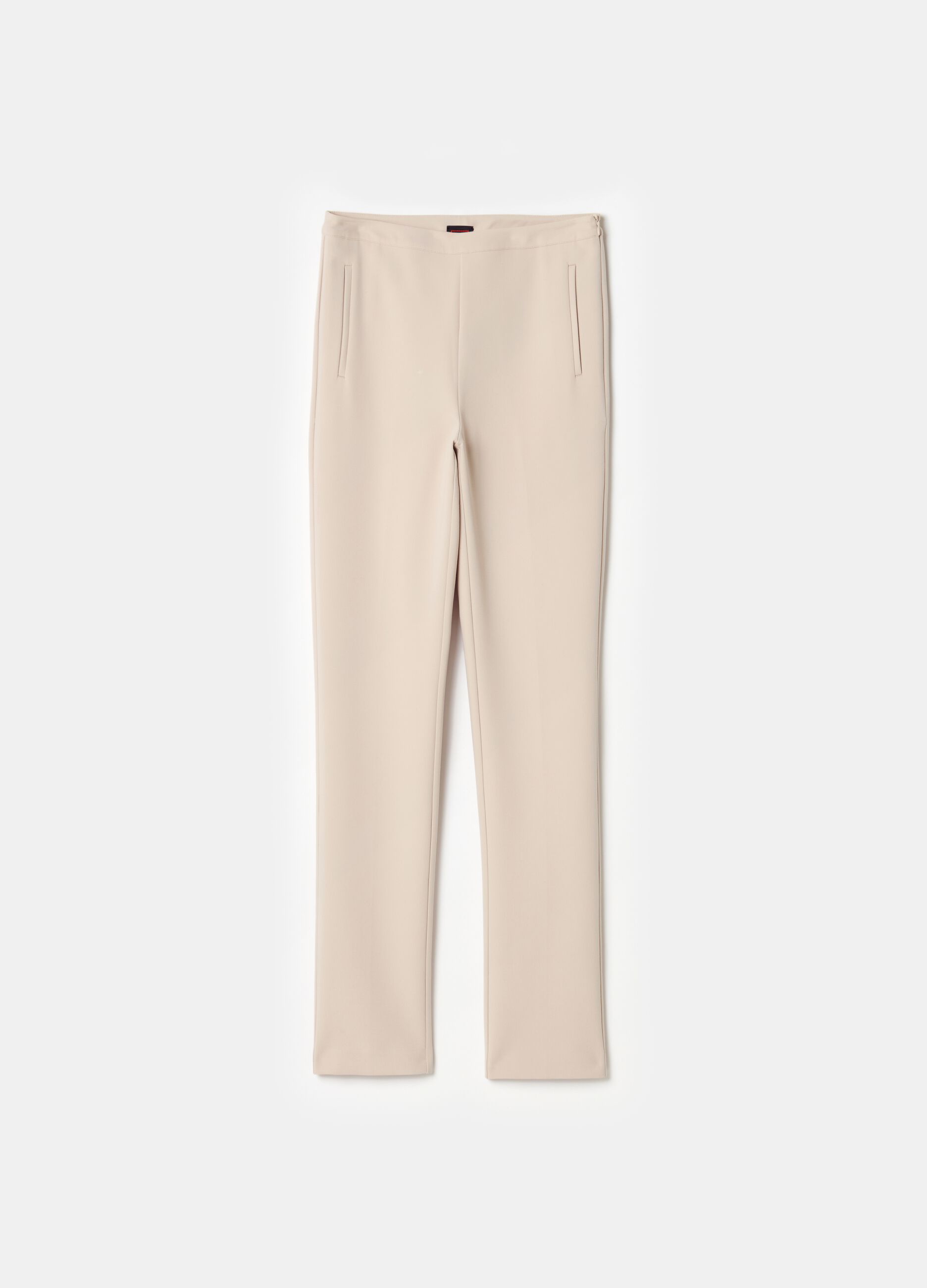 Stefanel Pantalone skinny fit in crêpe doppia Liquidazione