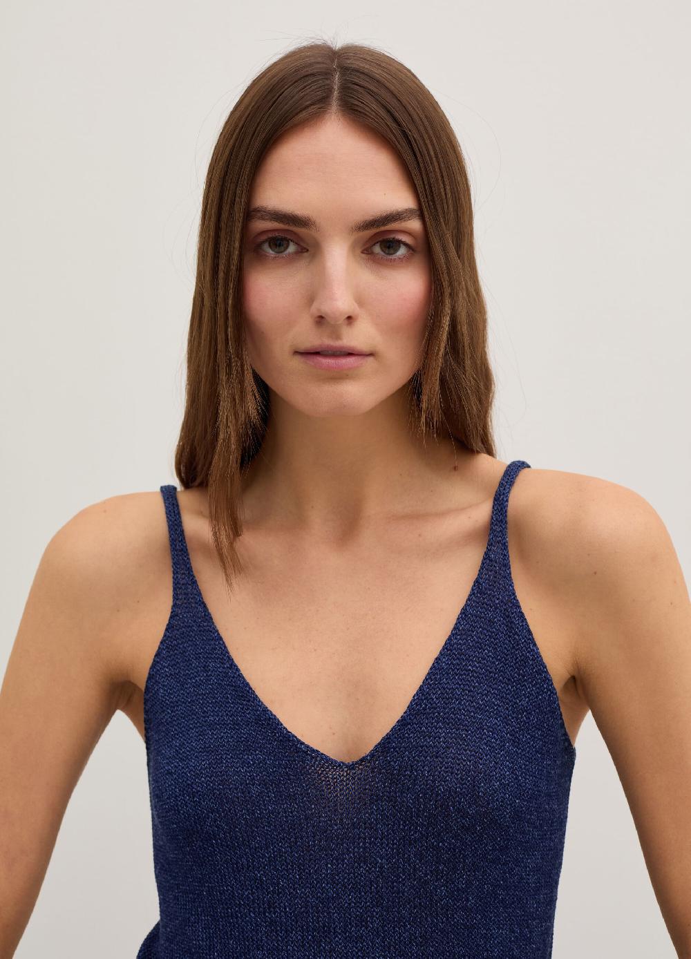 Stefanel Tank top in cordonetto senza cuciture Offerta settimanale
